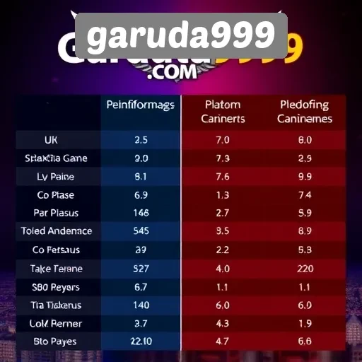 Perbandingan Garuda999 dengan Platform Game Lain